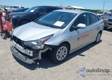 2022 Toyota Prius Le из США, поврежденный, VIN JTDKAMFU9N3159967